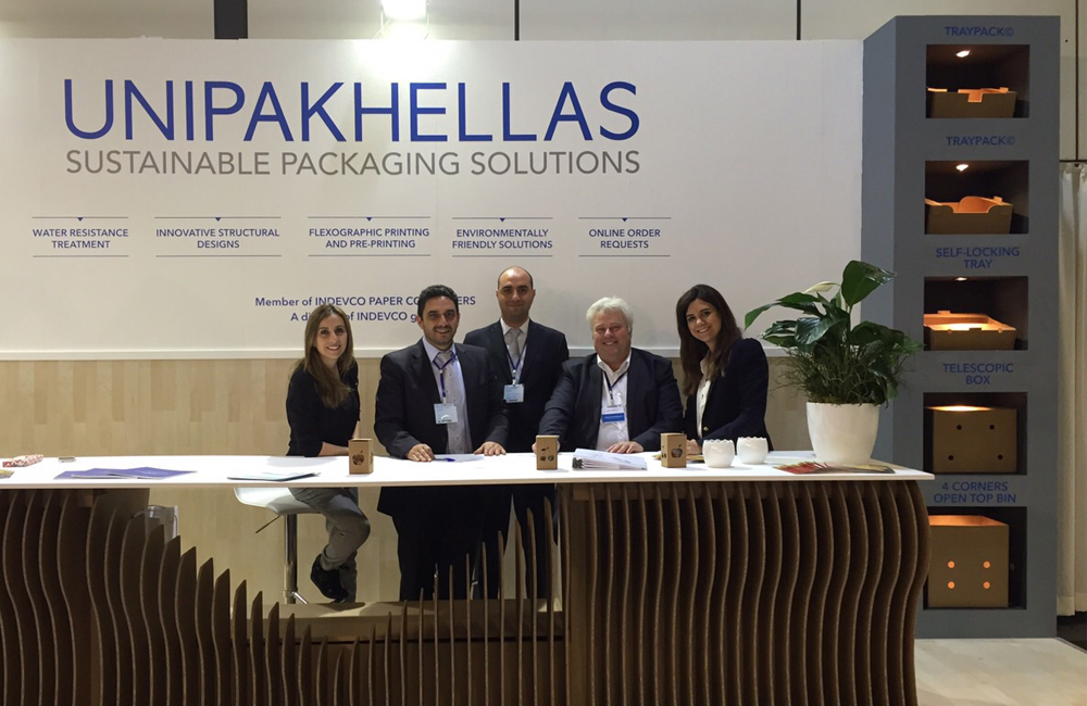 Unipakhellas team at Fruit Logistica 2015